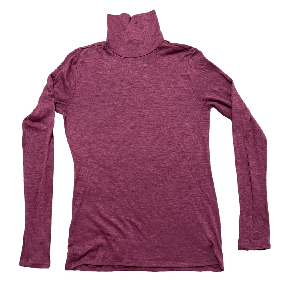 Express Maroon Long Sleeve Turtleneck Sweater | Women’s M